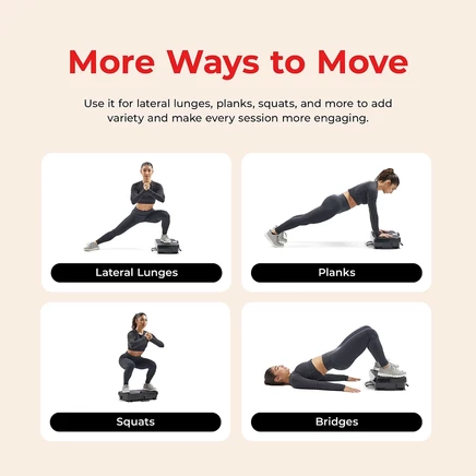 Виброплатформа Sunny Health & Fitness SF-VP822056, черная