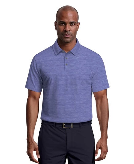 Мужское поло PGA TOUR Airflux Heather, синее