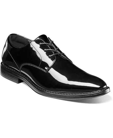 Мужские оксфордские туфли Centro Formal Flex с простым носком от Nunn Bush black