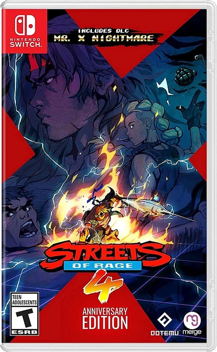 Игра Streets of Rage 4 Anniversary для Switch, многоцветная