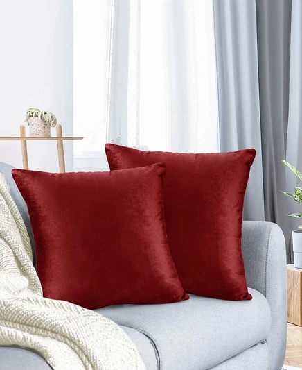 Подушки Nestl Elegant Velvet 2 шт., 61×61 см, красные