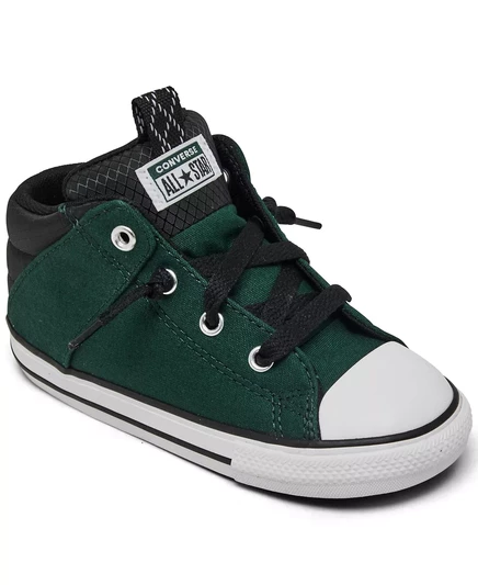  Легкие повседневные кроссовки для малышей Chuck Taylor All Star Axel в спортивном стиле от Finish Line green/black