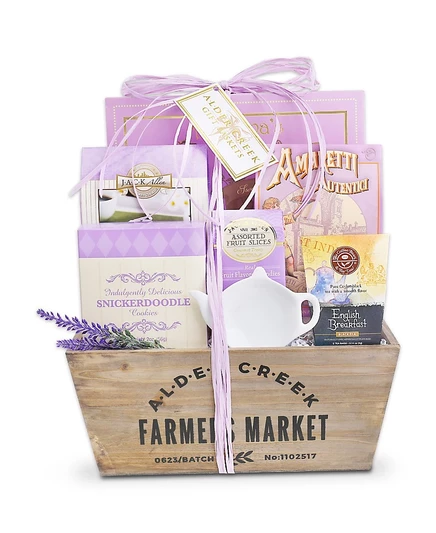 Подарочный набор Alder Creek Time for Tea Lavender, белый