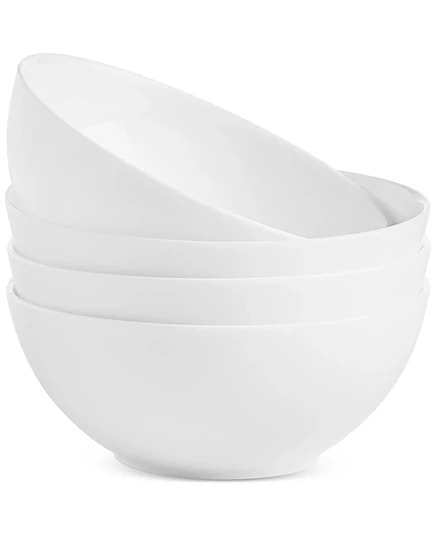 Чаши для хлопьев Arch Studio Opal Glass Coupe, набор из 4 штук, эксклюзивно в Macy's white