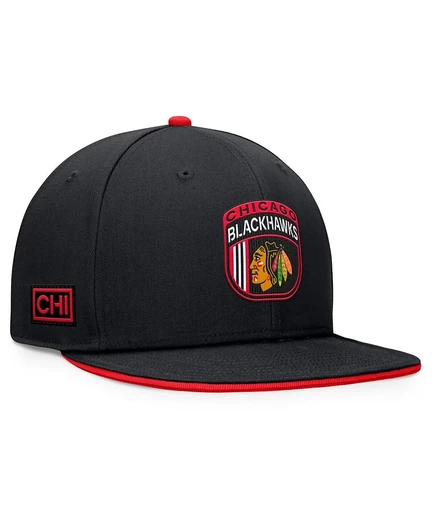 Мужская регулируемая кепка Fanatics Chicago Blackhawks 2024, черная