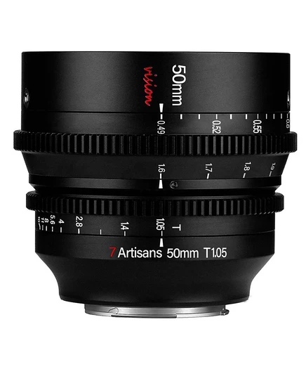Объектив 7Artisans Photoelectric 50 мм T1.05 Canon RF, черный