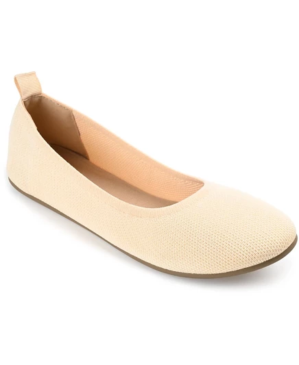 Женские балетки Journee Collection Jersie, кремовые