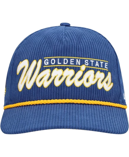 Брендовая мужская шляпа Royal Golden State Warriors 47-го года выпуска с двойной нашивкой сбоку и регулируемой застежкой на шнур. royal