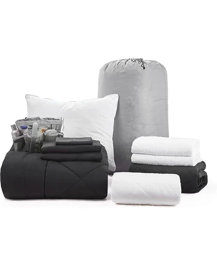 Набор белья DormCo College Freshman Twin XL, черный