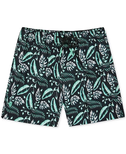 Мужские плавки-шорты Sunset and Vines Floral Woven, чёрные