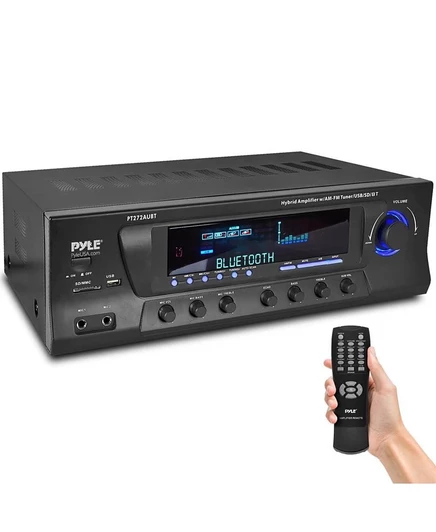 Стереоусилитель для домашнего кинотеатра Pyle Bluetooth мощностью 300 Вт - PT272AUBT black