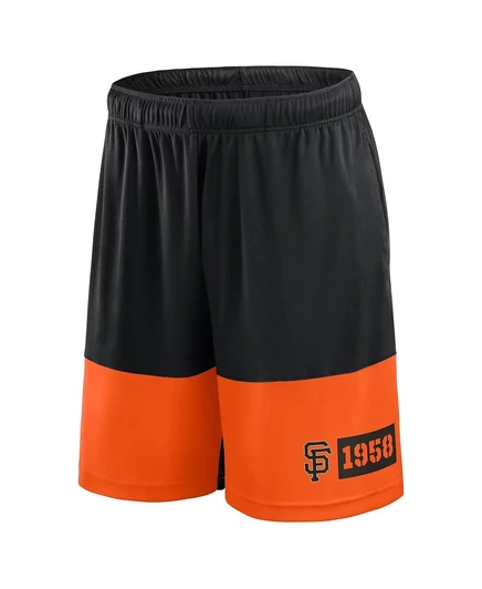 Мужские шорты Fanatics San Francisco Giants, черные