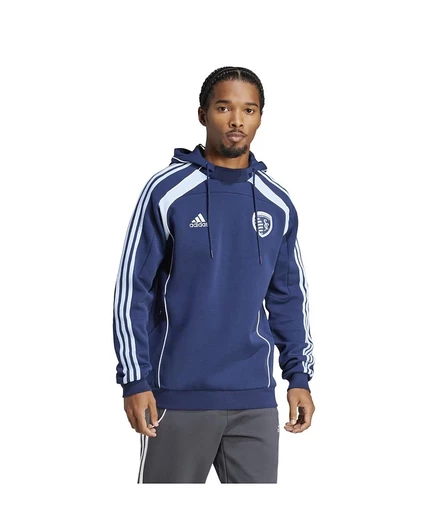 Мужское худи Adidas Sporting Kansas City 2025, синее