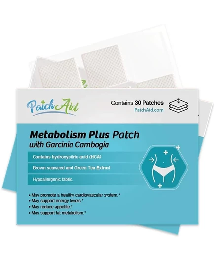 Трансдермальный пластырь PatchAid Metabolism Plus, 30 дней, белый