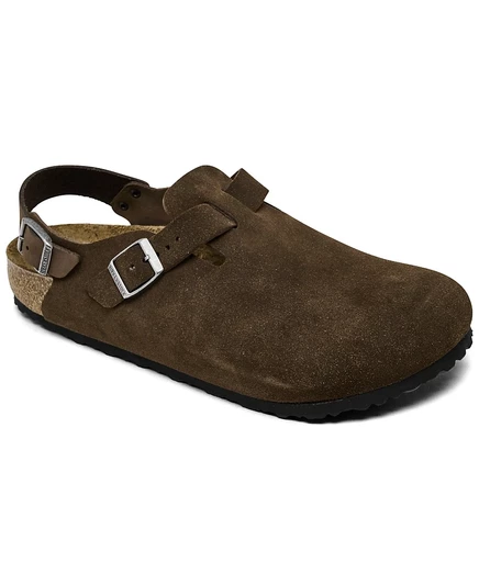 Мужские сабо из замши Tokio от Birkenstock от Finish Line коричневого цвета