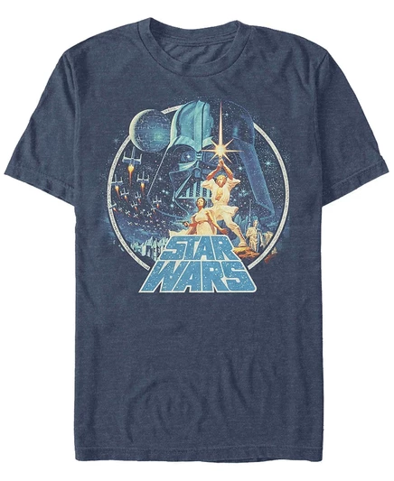 Мужская футболка Fifth Sun с принтом Star Wars, синяя
