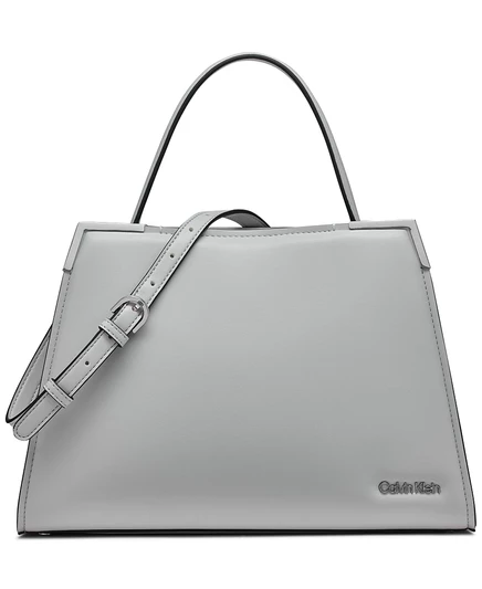 Раскладная сумка Calvin Klein Mica с верхней ручкой серого цвета