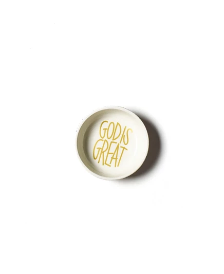 Чаша для соусов Coton Colors Dusk God Is Great, золотая