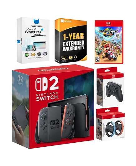Консоль Nintendo Switch 2, комплект с Mario Kart, серый