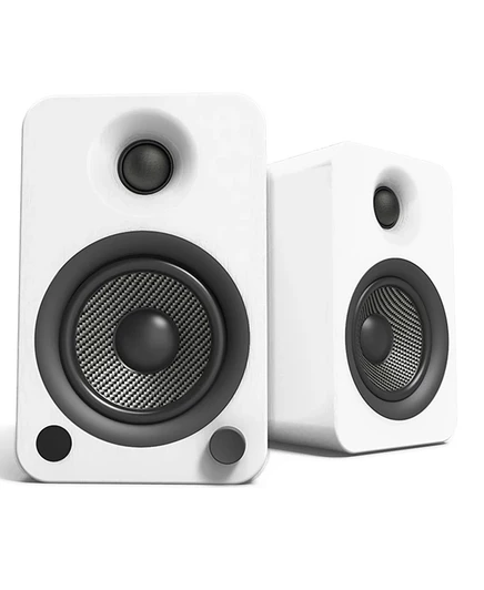 Пара активных полочных колонок Kanto YU4 с Bluetooth, белые