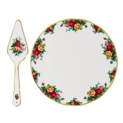 Тарелка для торта Royal Albert Old Country Roses, мульти