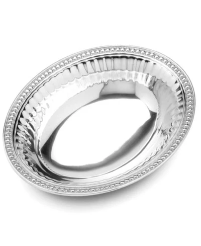 Миска овальная Wilton Armetale Flutes and Pearls 1,9 л
