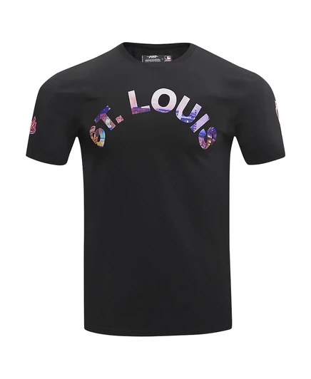 Мужская черная футболка Pro Standard с городским пейзажем St. Louis Cardinals black