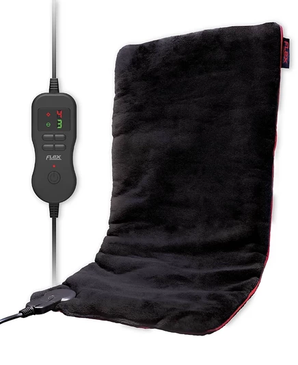 Электрогрелка Tzumi Flex Fitness HeatPlus утяжеленная с массажем, черная