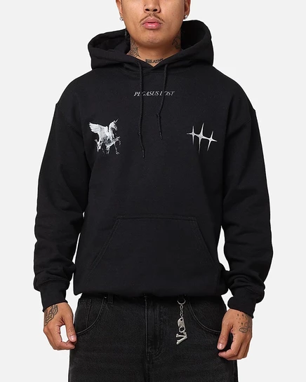 Мужская толстовка с капюшоном Pegasus Lost от Anti Order black