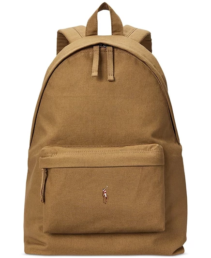 Мужской рюкзак Polo Ralph Lauren из канваса, бежевый