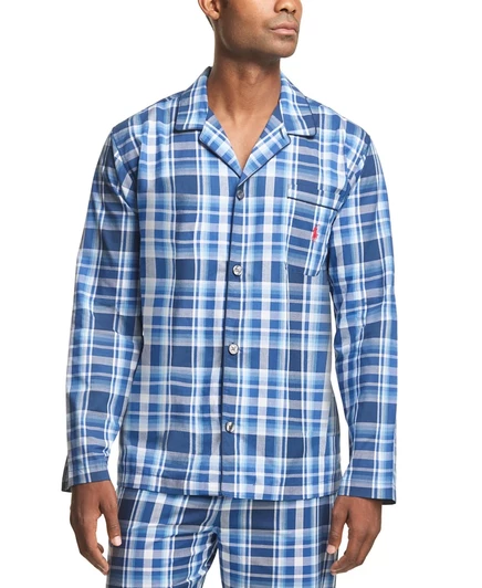 Мужская пижамная рубашка Polo Ralph Lauren, клетка