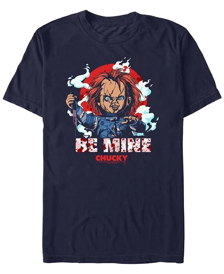 Мужская футболка Fifth Sun Chucky Be Mine, короткий рукав, синяя