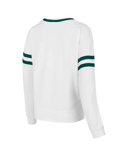 Женская белая толстовка-пуловер Milwaukee Bucks Borough от Concepts Sport white