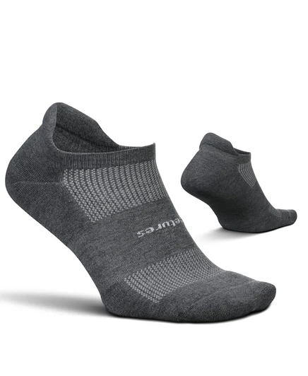 Мужские невидимые носки Feetures Max Cushion, серые