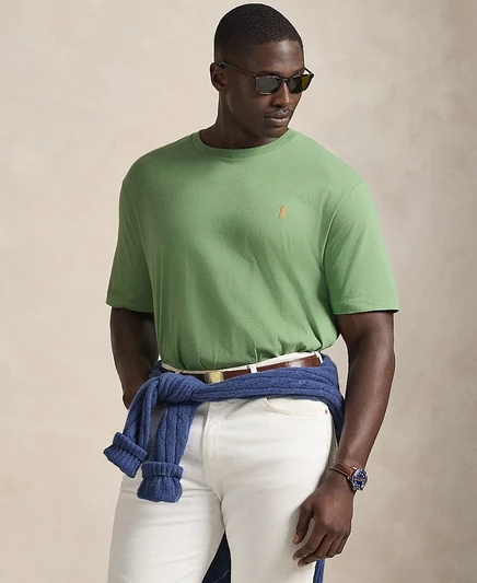 Мужская футболка Polo Ralph Lauren Big & Tall, зеленая