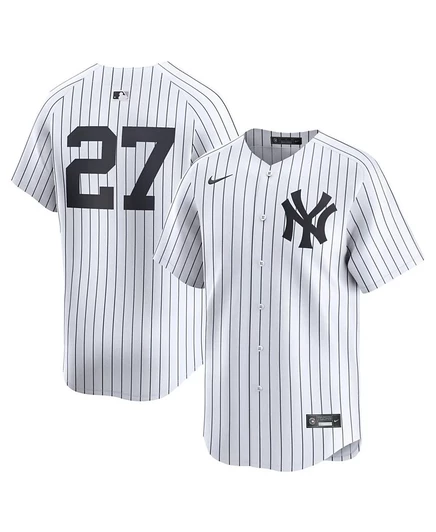 Мужская майка Nike Giancarlo Stanton White New York Yankees Home Limited для игроков white