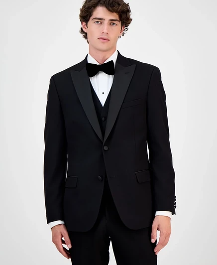 Мужской смокинг-пиджак Alfani Slim Fit, черный