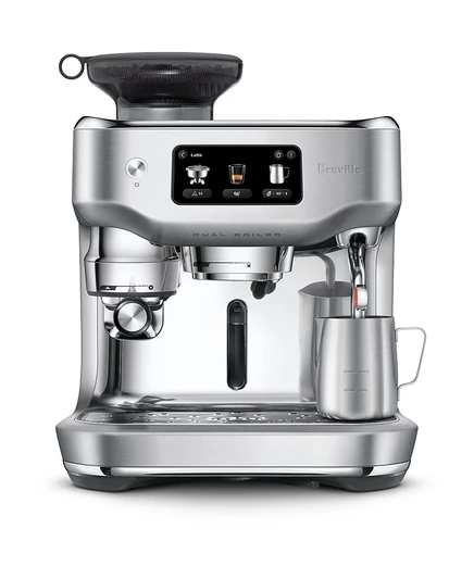 Эспрессо-машина Breville Oracle с двумя котлами серебристого цвета