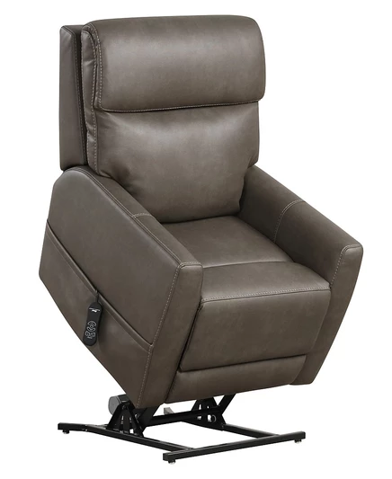 Реклайнер Furniture of America Hilltop с подъемом, серый