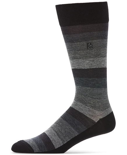 Мужские носки Perry Ellis Portfolio, омбре, черные