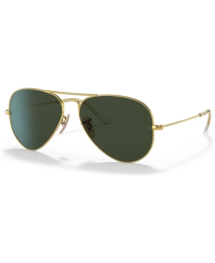 Унисекс солнцезащитные очки Ray-Ban RB3025 Aviator 58, золотистые