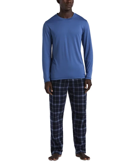 Мужская рубашка Perry Ellis Portfolio и пижамный комплект в клетку