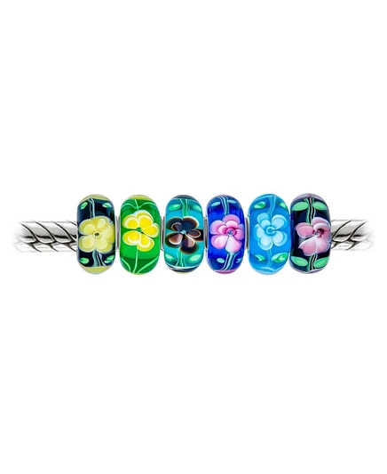 Набор Bling Jewelry из 6 бусин Murano, разноцветный