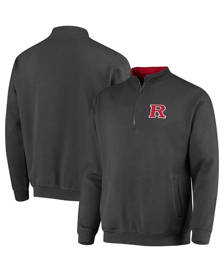 Мужская куртка Colosseum 1/4-zip Rutgers Scarlet Knights, серая