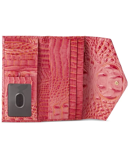 Кошелек Brahmin Veronica Melbourne, кожаный, коралловый