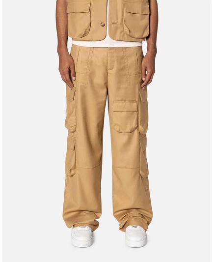 Мужские брюки из габардина на подкладке beige/khaki