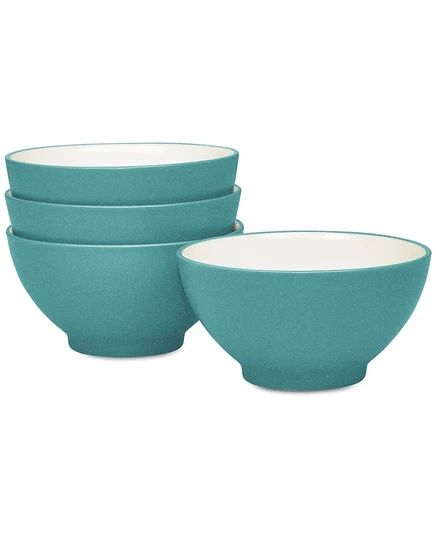 Набор мисок для риса Noritake Colorwave, 4 шт., синие