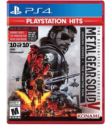 Видеоигра Konami Metal Gear Solid V — полное издание, PS4