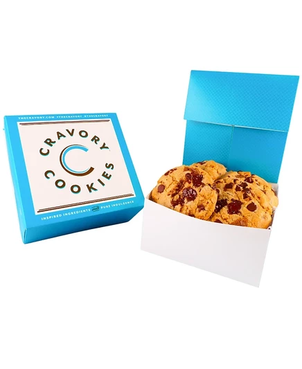 Печенье The Cravory Chocolate Chip в подарочной коробке, 6 шт.