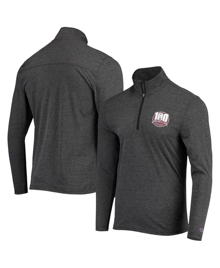 Мужская черная куртка Texas A&M Aggies 12th Man Centennial Field Day на молнии с застежкой-молнией heathered black